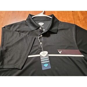 Callaway Golf XL Short Sleeve Polo Shirt Sportswear Stretch Classic Men NWT $72